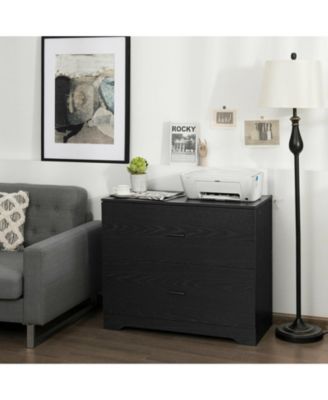 Two Drawer Lateral File Cabinet with Adjustable Hanging Bars