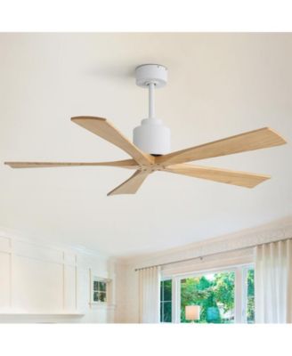 52-inch 5-Blade without Light Ceiling Fan with Remote Control and Timing Function