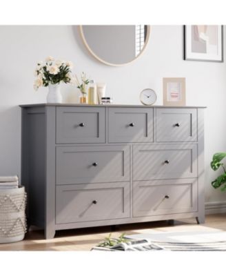  Garvee 54" Wide 7-Drawer Modern Dresser, Deep Drawers for Bedroom