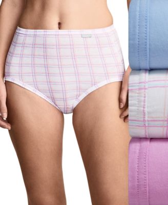 Women's Elance Brief 3 Pack Underwear 1484, 1486 Extended Sizes