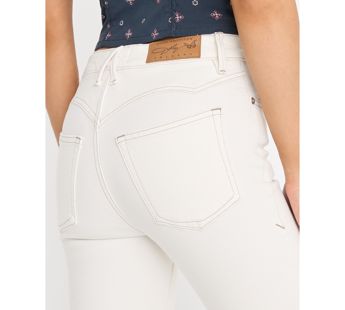 Good American Women's Mid-Rise Flared-Leg Jeans