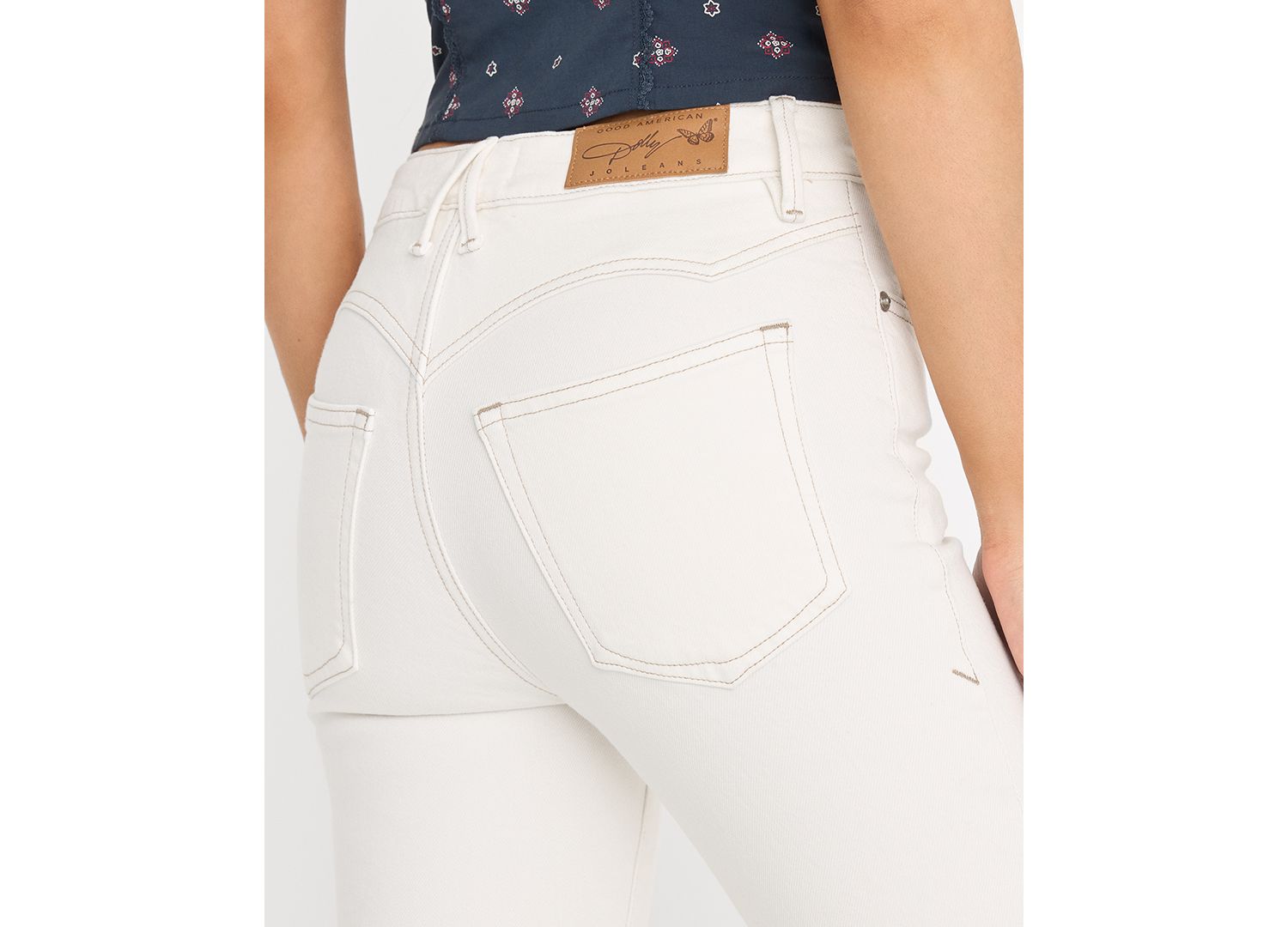 Women's Dolly Joleans Mid-Rise Flared-Leg Jeans