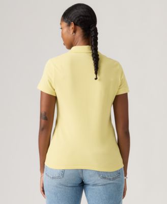 Women's Short-Sleeve Slim-Fit Polo Shirt