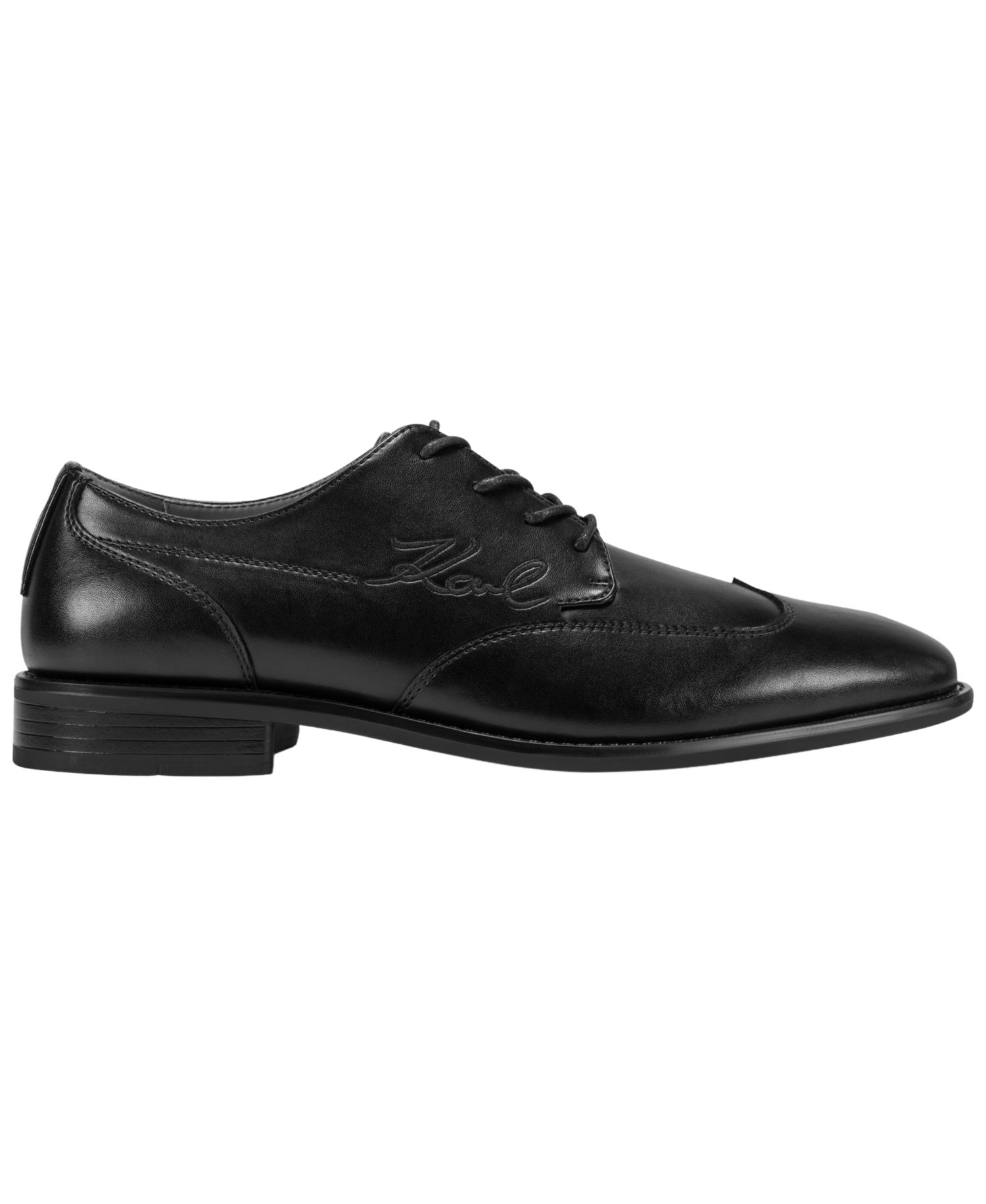 Karl Lagerfeld Men's Wing Tip Lace-Up Shoes