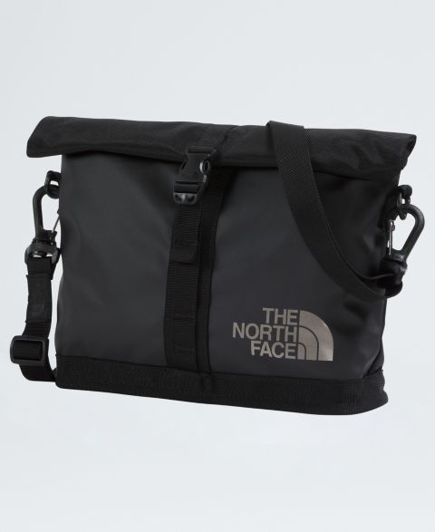 Мужская сумка The North Face Base Camp Shoulder, цвет: Чёрный / Асфальтовый серый