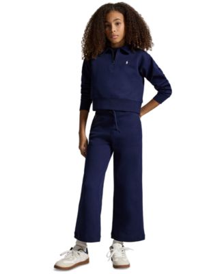 Girls' 7-16 Wide-Leg Sweatpants