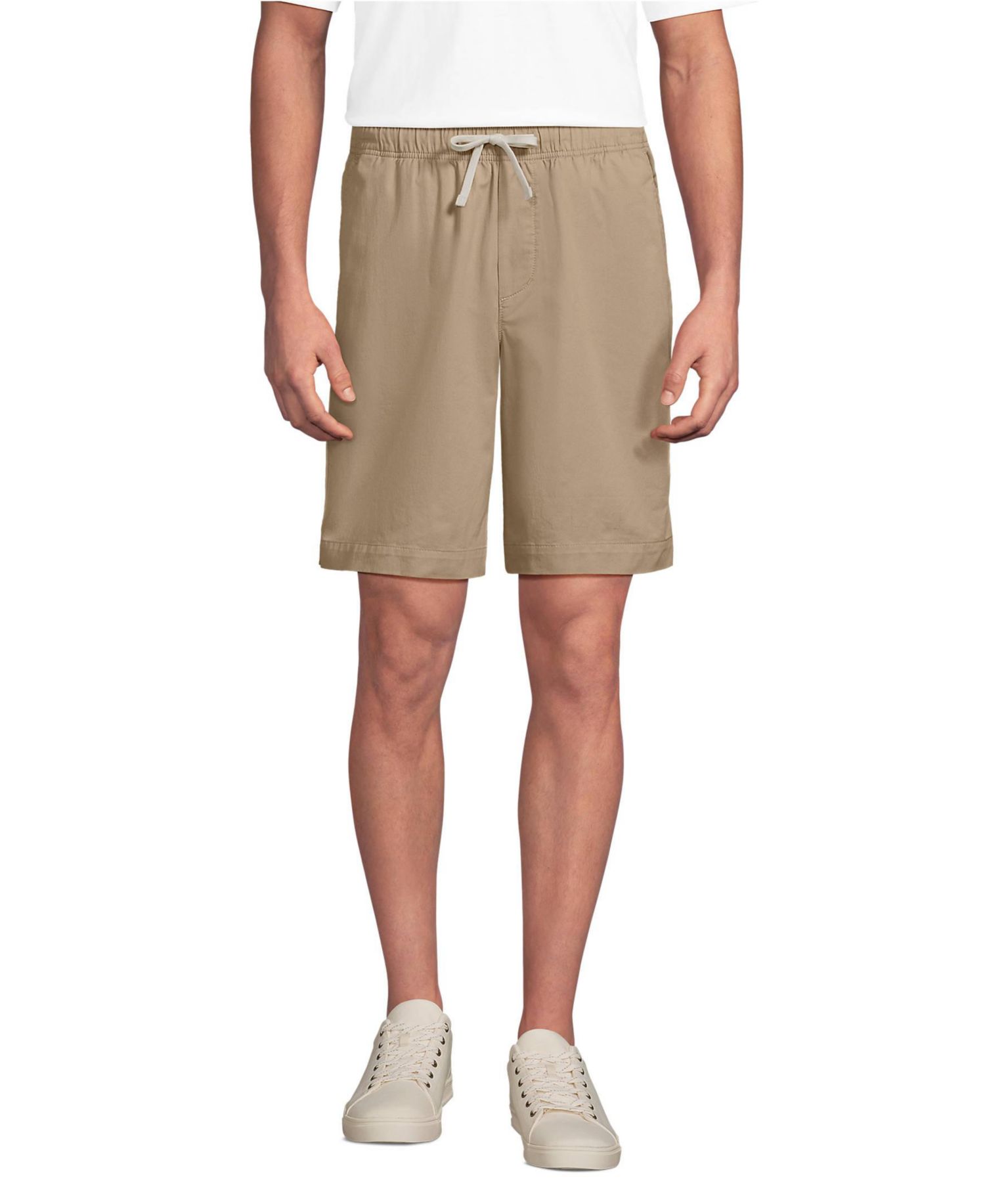 Men's 9" Lightweight Twill Pull On Deck Short