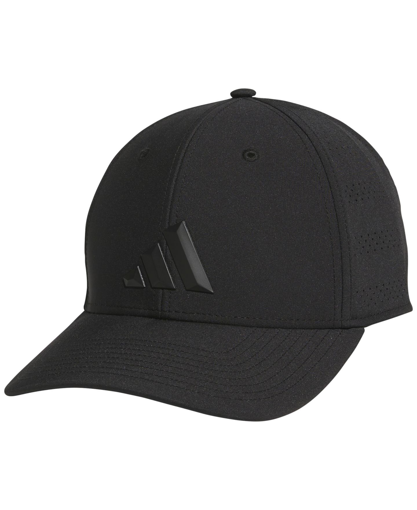 Мужской головной убор adidas Game Day Stretch-Fit Hat, цвет: Чёрный — фото 2