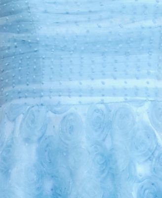 Junior's Pleated Bodice Strapless Party Dress