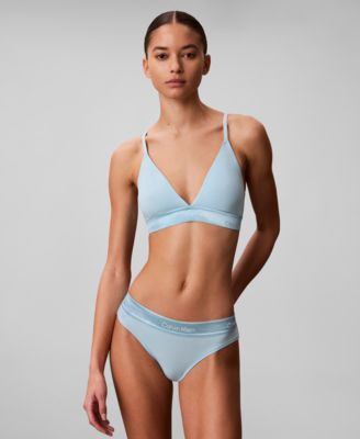 Women's Icon Cotton Modal Lightly Lined Triangle Bralette QF8825