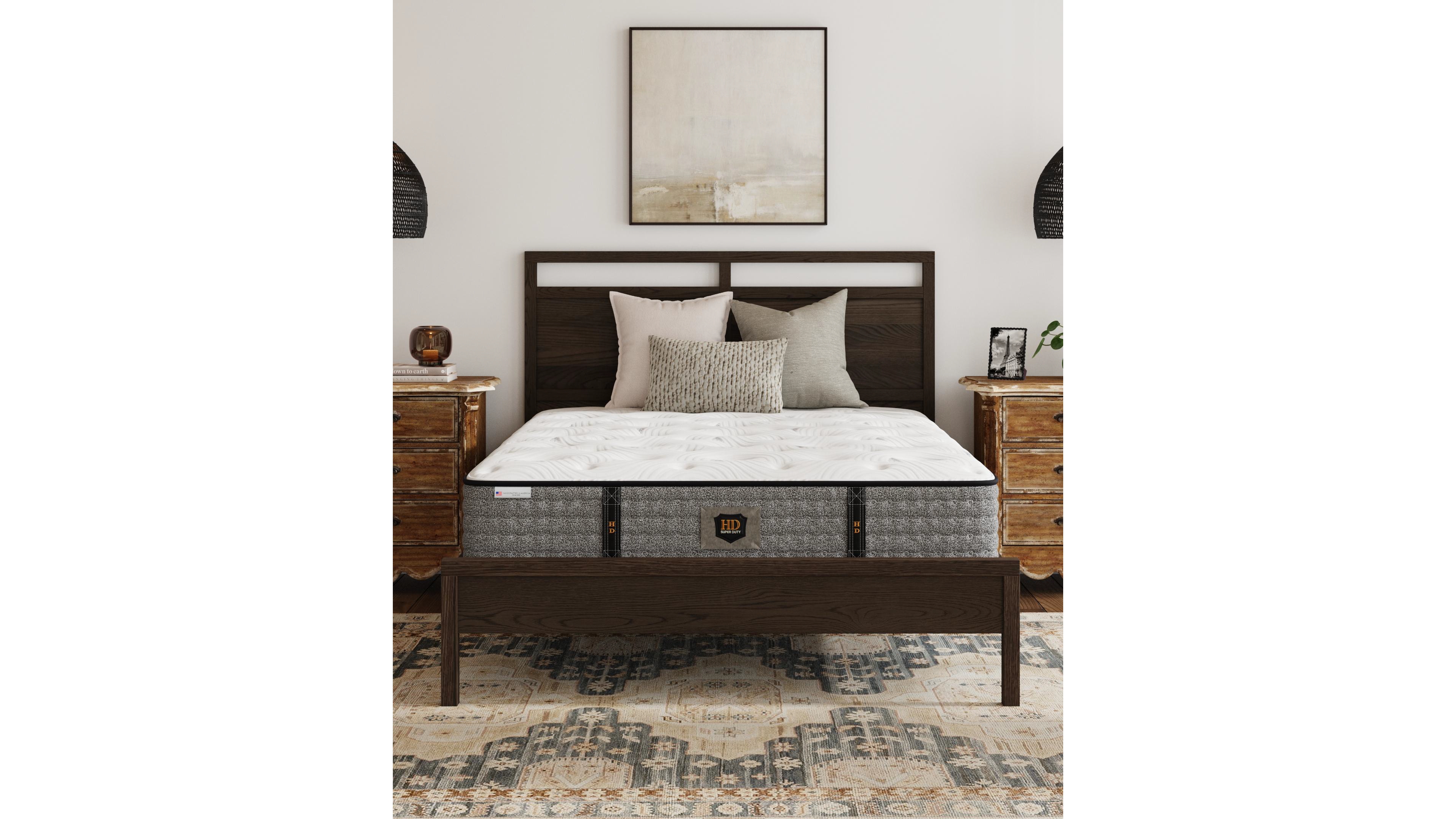Paramount Hd Landon 12" Medium Firm Tight Top Mattress Set, King