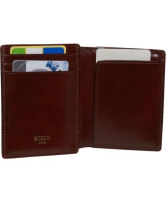 Men's Old Leather Front Pocket ID Wallet