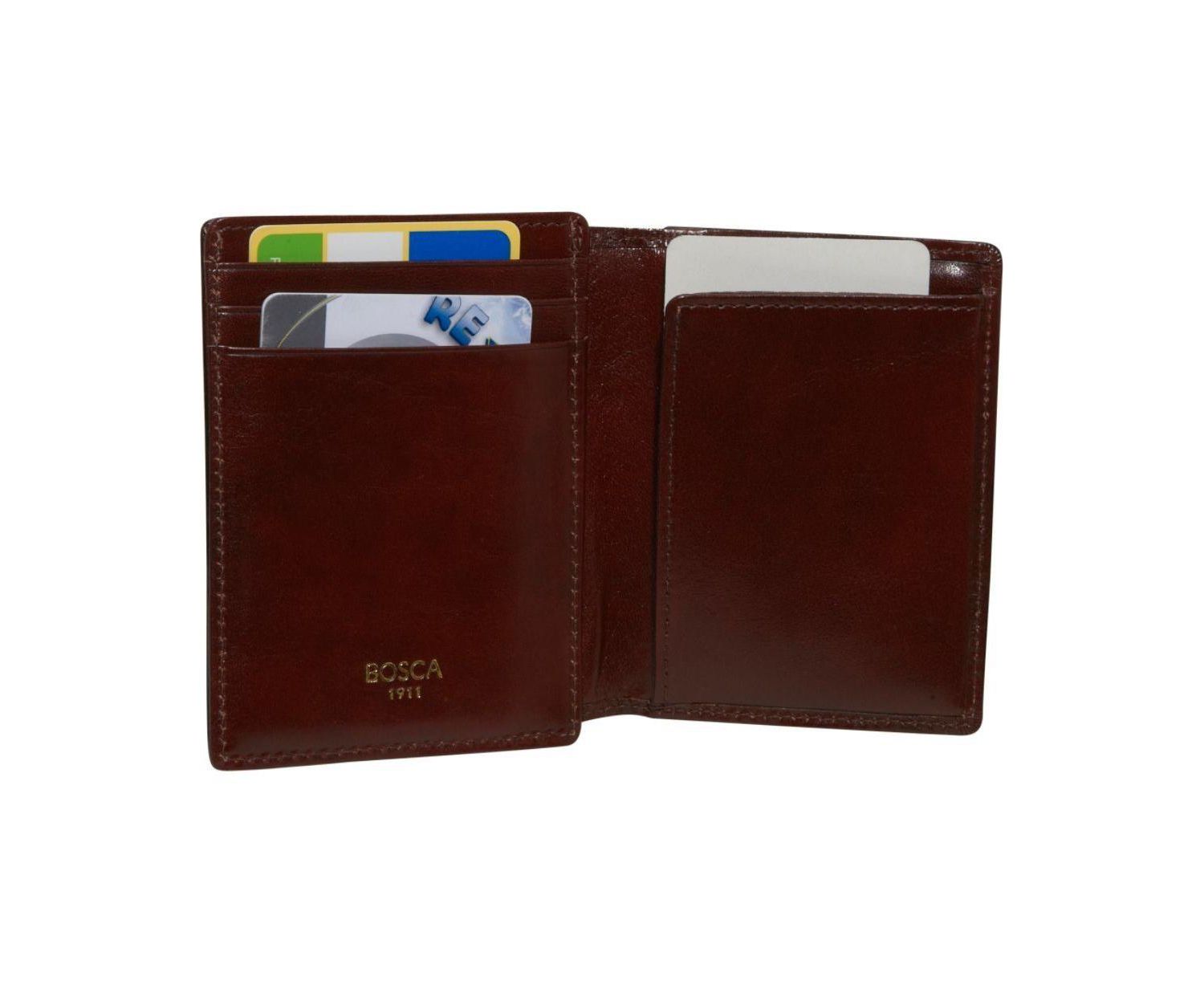 Men's Old Leather Front Pocket ID Wallet