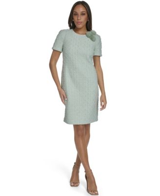 Women's Pom Pom Textured Dress