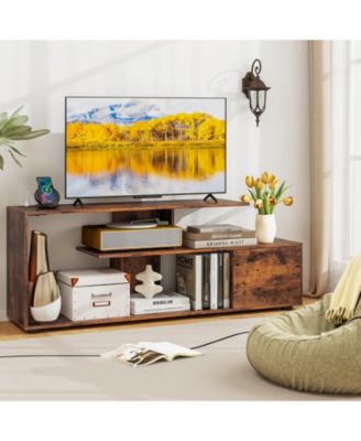 60 in Entertainment Center TV Stand with Built In Power Outlet