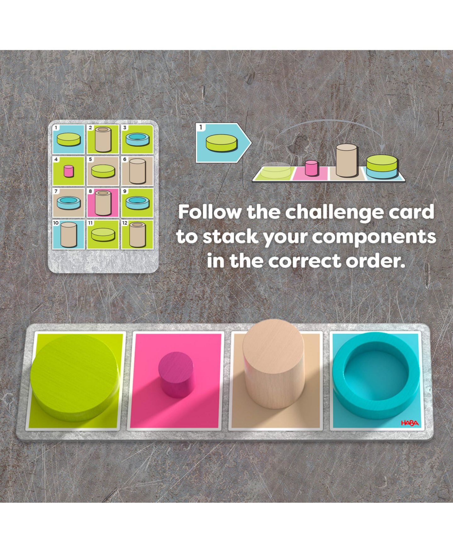 Детская настольная игра Haba Fast Factory Sequence Family Strategy Board Game, Ages 8+, цвет: Серый — фото 4