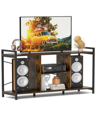 Industrial TV Stand for TVs up to 55 in Entertainment Center