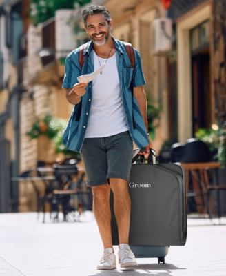 40" Deluxe Groom Embroidered Tux and Suit Travel Garment Bag