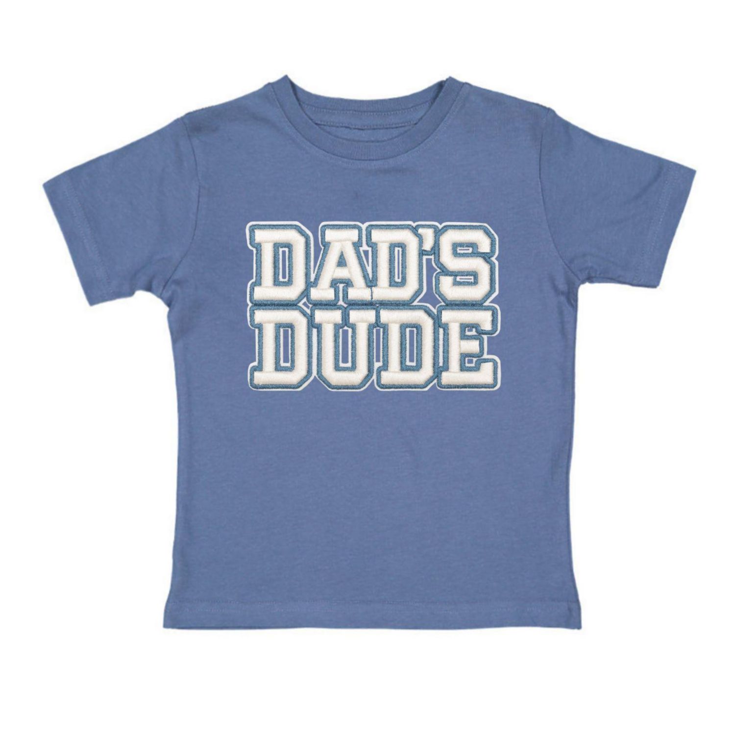 Toddler Boys Dad's Dude Patch Short Sleeve T-Shirt