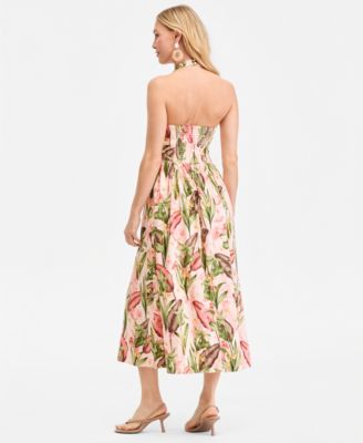 macy's formal summer dresses Macy Dress Satin Cocoa main image 0