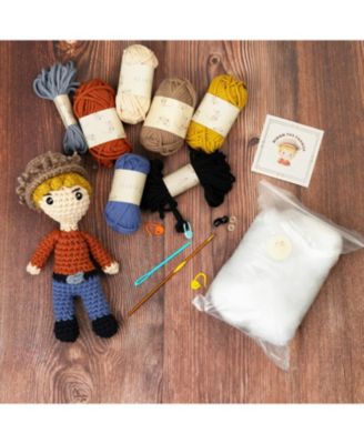 Amigurumi Crochet Kit for Beginners Adults and Kids, Learn to Crochet an Easy Stuffed Crochet Animal