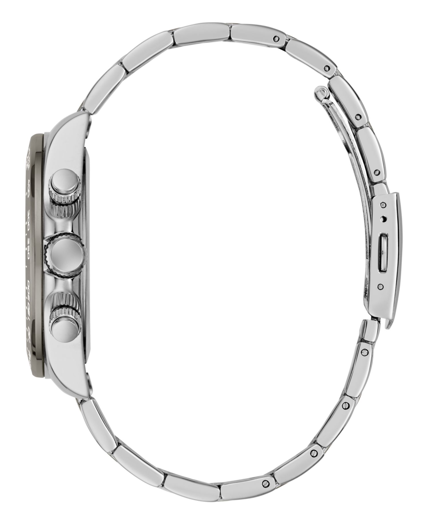 Men's Silver-Tone Chronograph Watch, 42mm