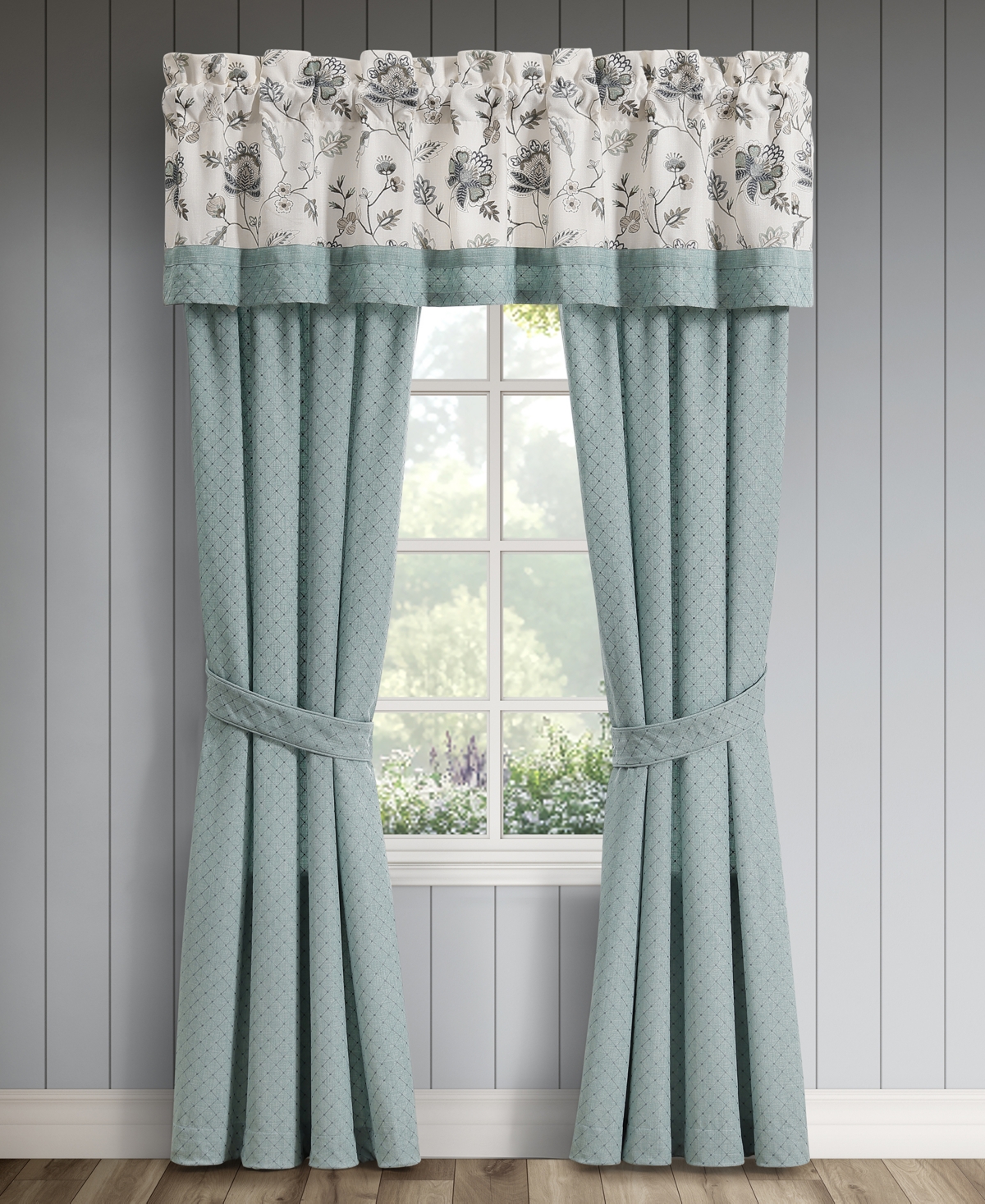 J Queen New York Blossom View Window Panel Pair