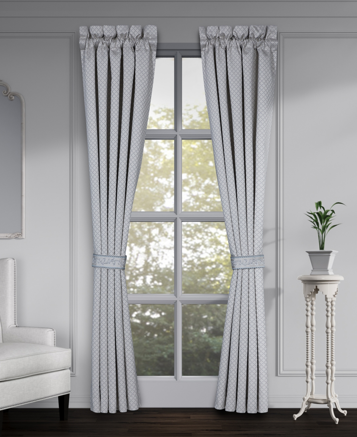 J Queen New York Boulevard Window Panel Pair