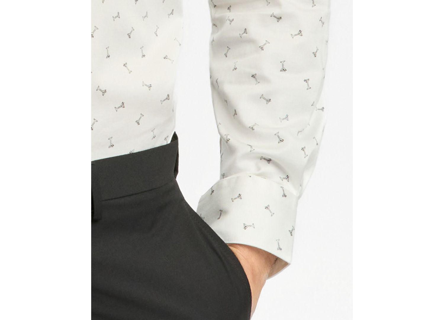 Men's Slim-Fit Martini Dress Shirt