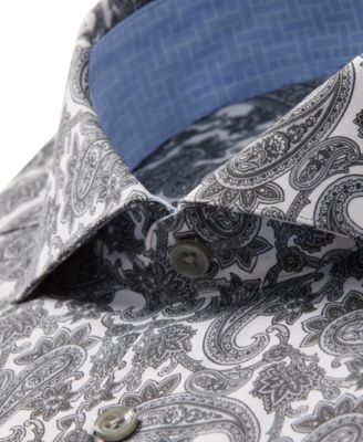 Ted Baker Men's Patterned Slim Fit Dress Shirt