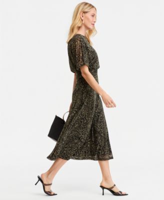 Women's Leopard Print A-Line Dresses | Macy's