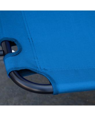 2 Person Camping Couch, Double Folding Chair w/ Cupholders,