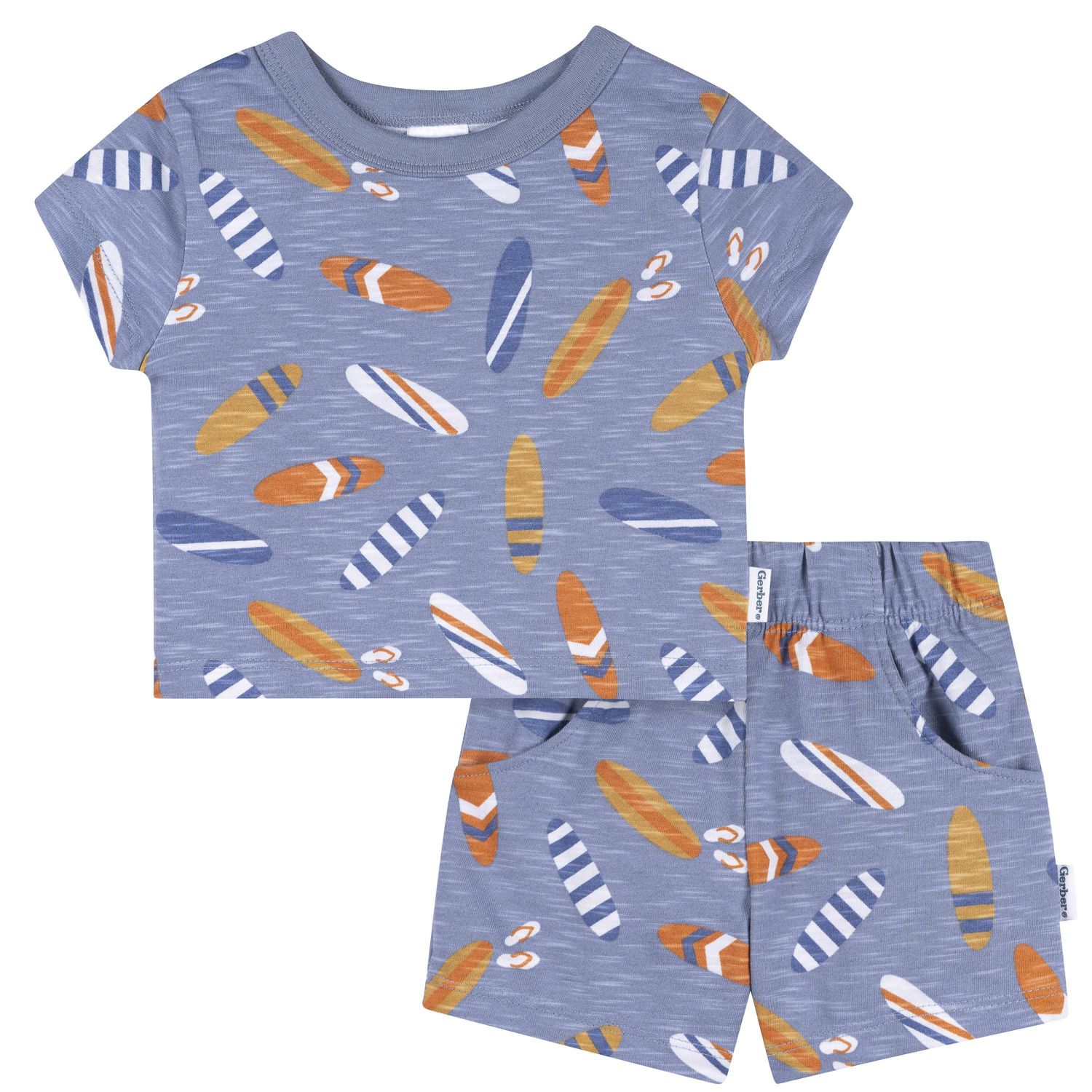 Baby Boys 2-Piece T-Shirt and Shorts Set