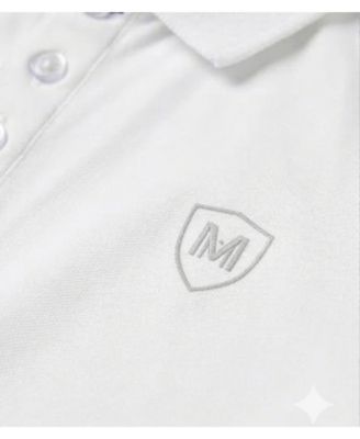 Big Boys Silky Soft Dri-Effect Moisture Wicking Long Sleeve Polo Shirt