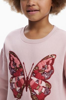 Girls's Butterfly dress with two-piece effect