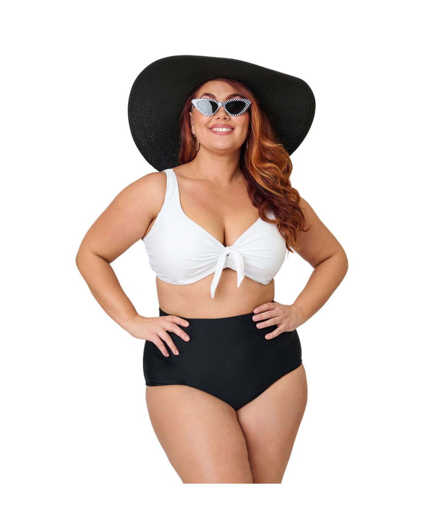 Plus Size High Waist Louise Bikini Bottom