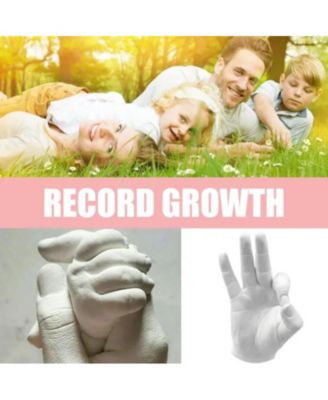 DIY 3D Hand Casting Kit with Seaweed Extract, Keepsake Mold Set for Couples and Kids, Ideal for Anniversary, Valentine's Day and Home Decor