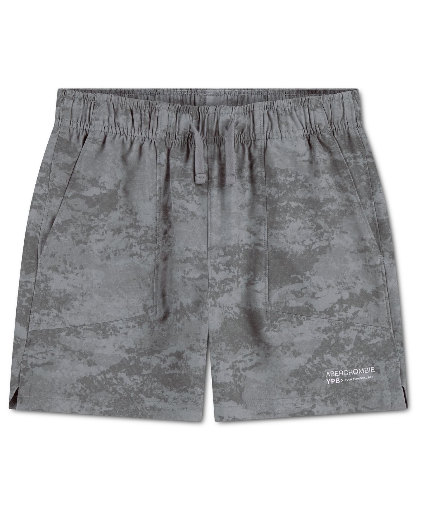 Детские шорты abercrombie kids YPB Motiontek для мальчиков, цвет: Средний камуфляжный — фото 1