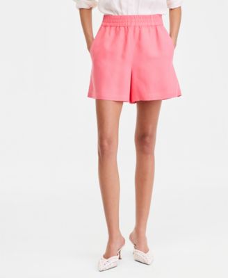 Women's Linen-Blend Pull-On Shorts