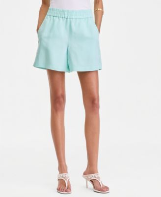 Women's Linen-Blend Pull-On Shorts
