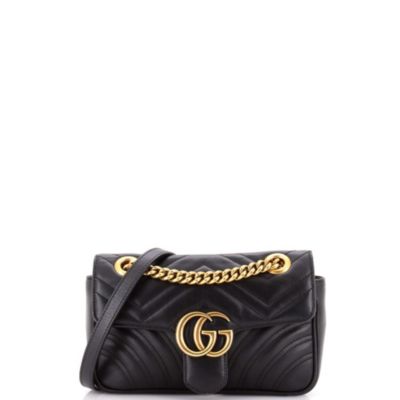 Small GG Marmont Flap Bag Matelasse Leather