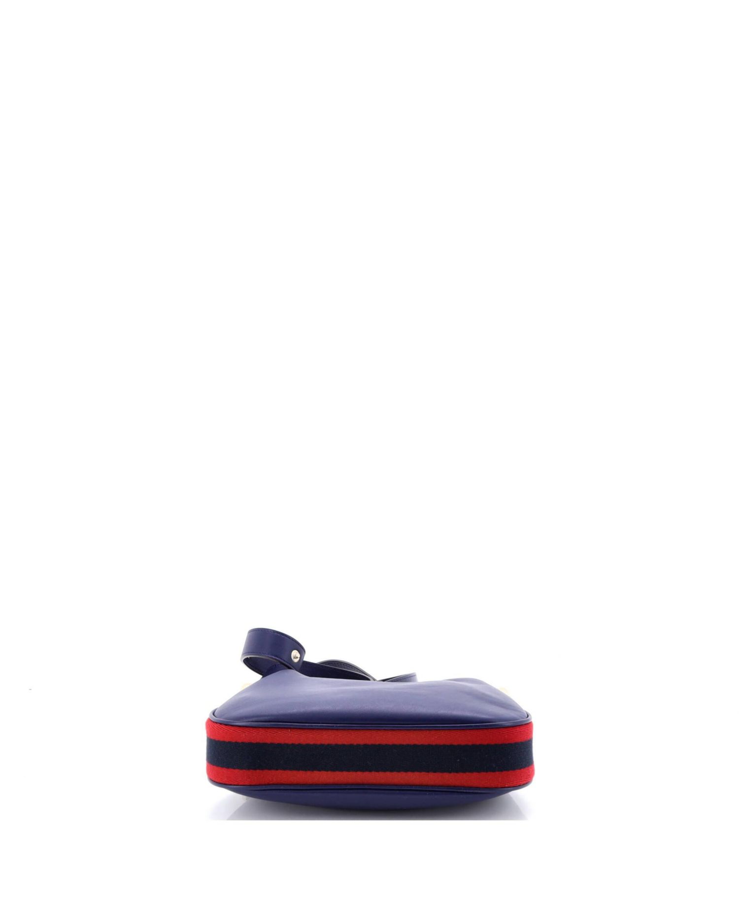Small Attache Shoulder Bag Leather