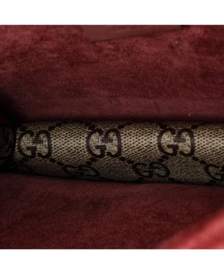 Mini Dionysus Bag Blooms Print GG Coated Canvas