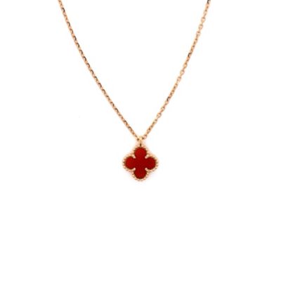 Pre-Owned Van Cleef and Arpels Sweet Alhambra Pendant Necklace - 18k rose gold 2228$