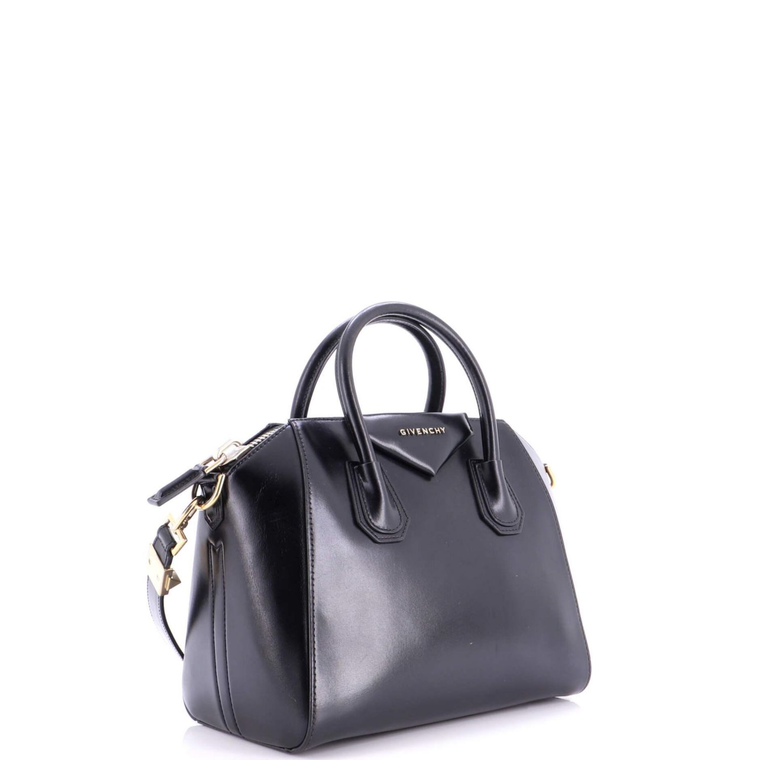 Small Antigona Bag Glazed Leather