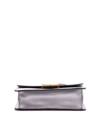 Small Envelope Flap Chain Shoulder bag Saffiano Leather