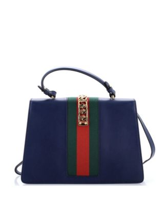 Medium Sylvie Top Handle Bag Leather