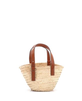 Small Basket Tote Raffia
