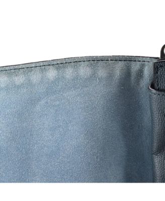 Small Etiquette Flap Bag Studded Glace Calfskin