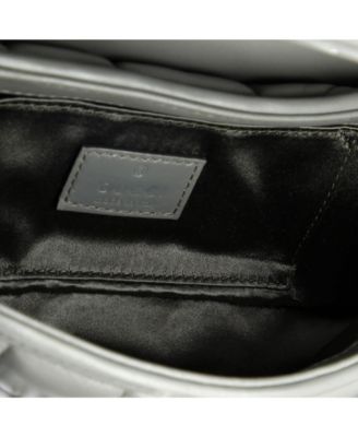 Small Horsebit Chain Shoulder Bag Vertical Quilted Leather